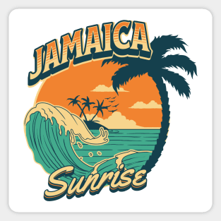 Jamaica Sunrise Sticker